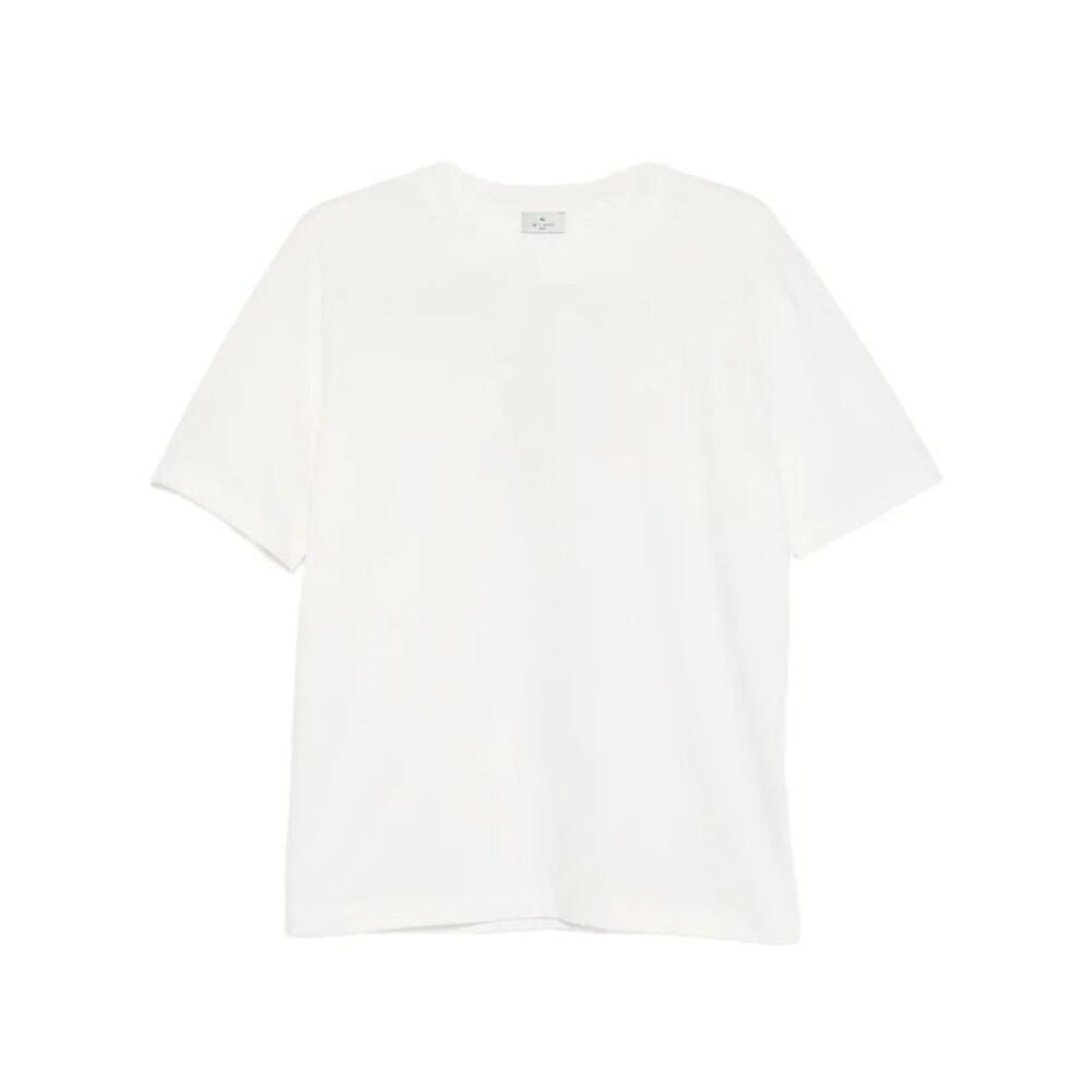 Etro Men Pegaso Embroidery Cotton T-Shirt